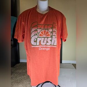 Orange Crush Soda Pop Retro Graphic Logo T-Shirt Tee Luv Size 3XL